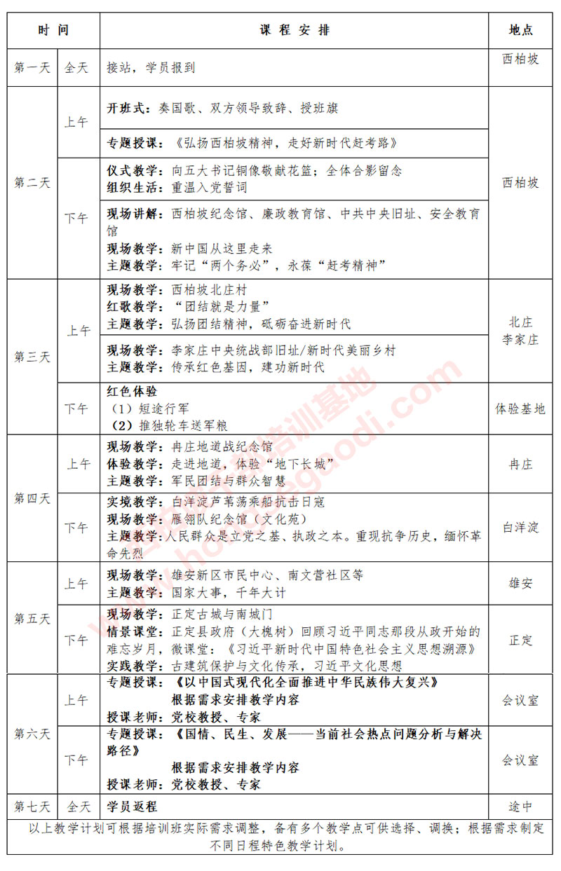 西柏坡7天课程安排（A方案）.jpg